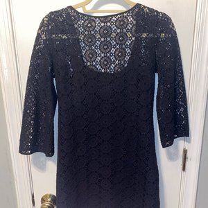 Lilly Pulitzer Black Eyelet Dress (small)